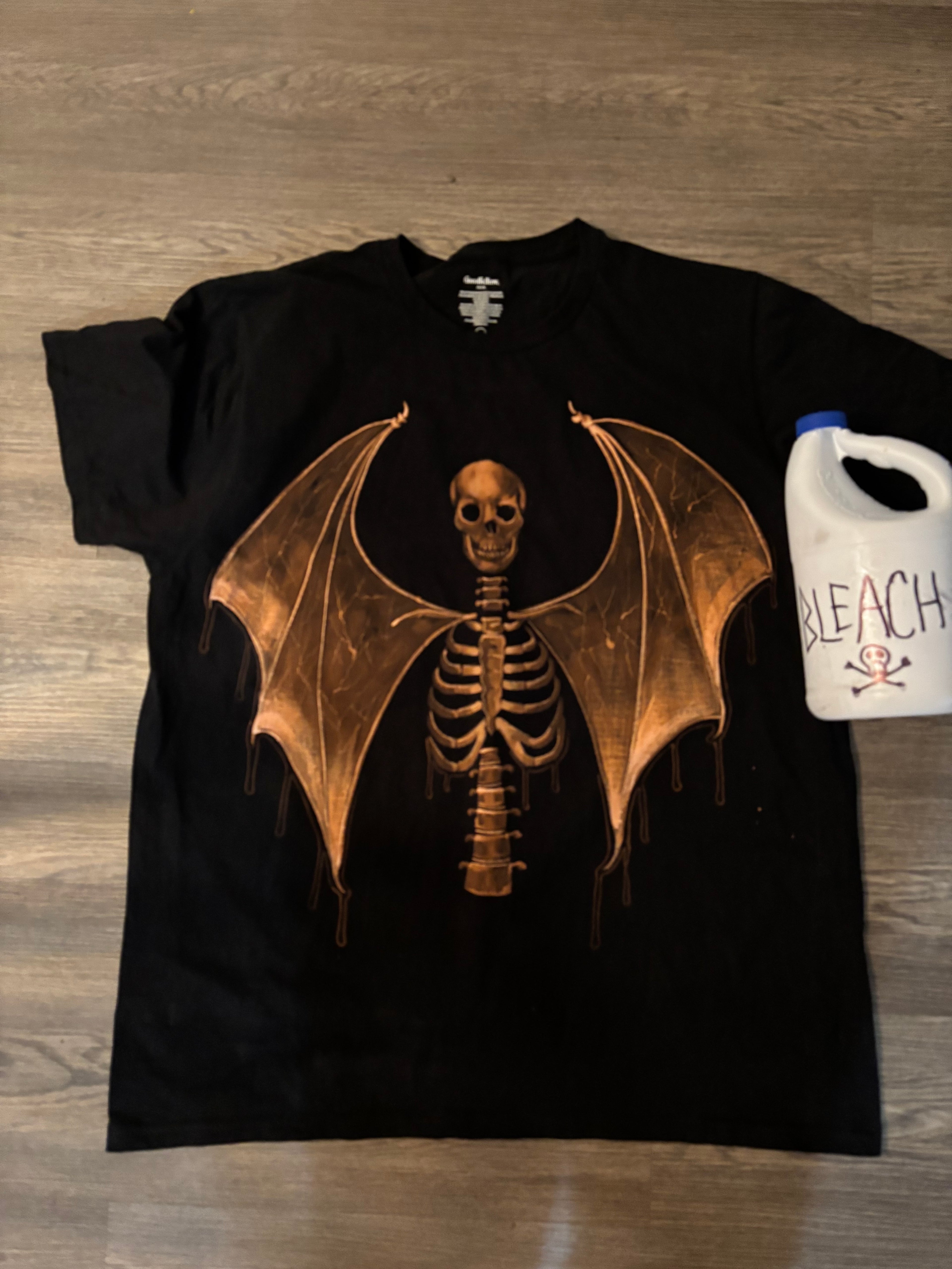 Bat skeleton shirt