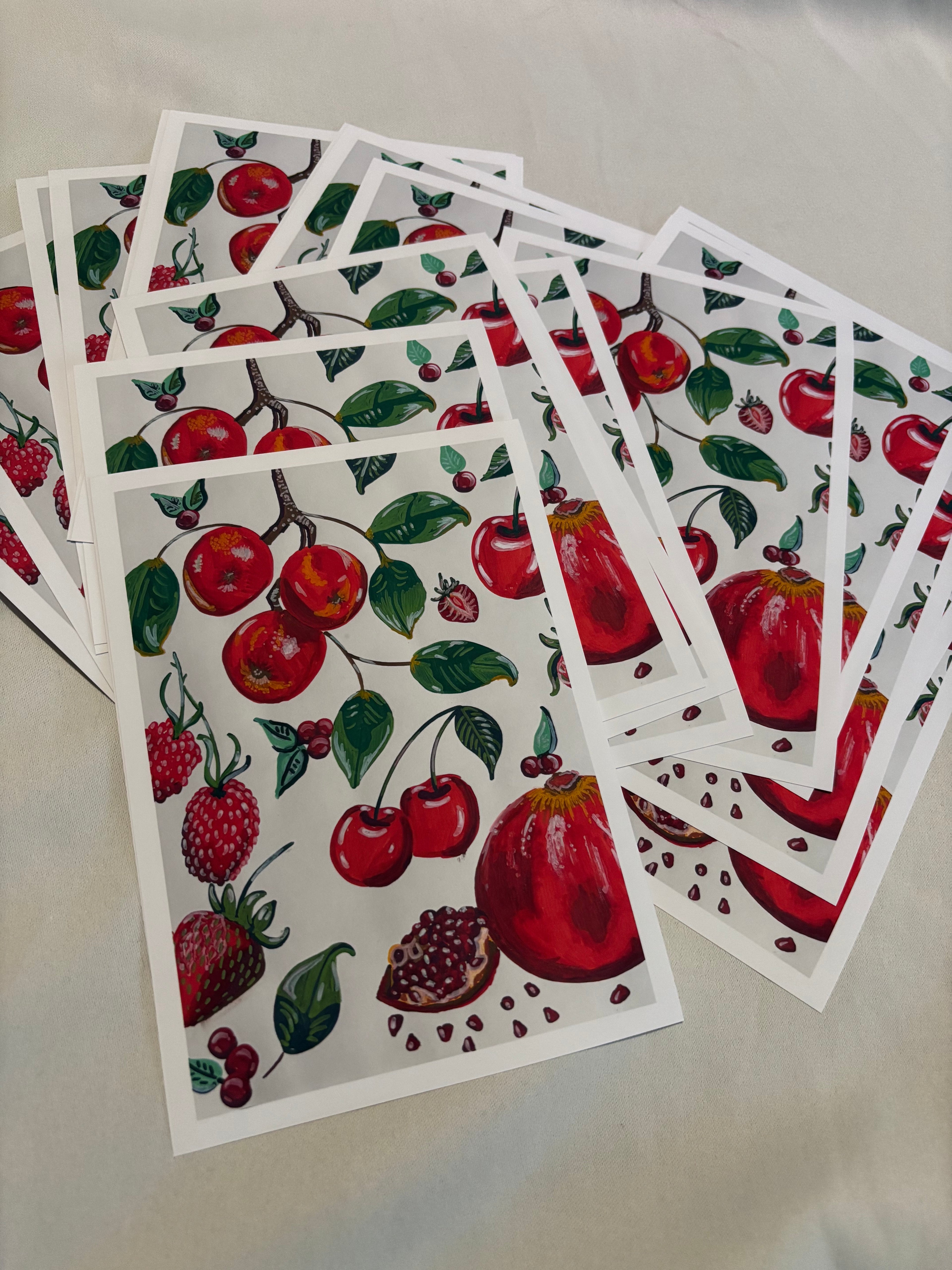Red Fruit 5x7 print